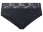 Donkerblauwe onderbroek met kant