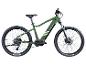 Groene Zündapp X900 elektrische mountainbike met zwarte banden en onderdelen.
