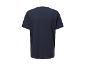 Donkerblauw t-shirt met korte mouwen.