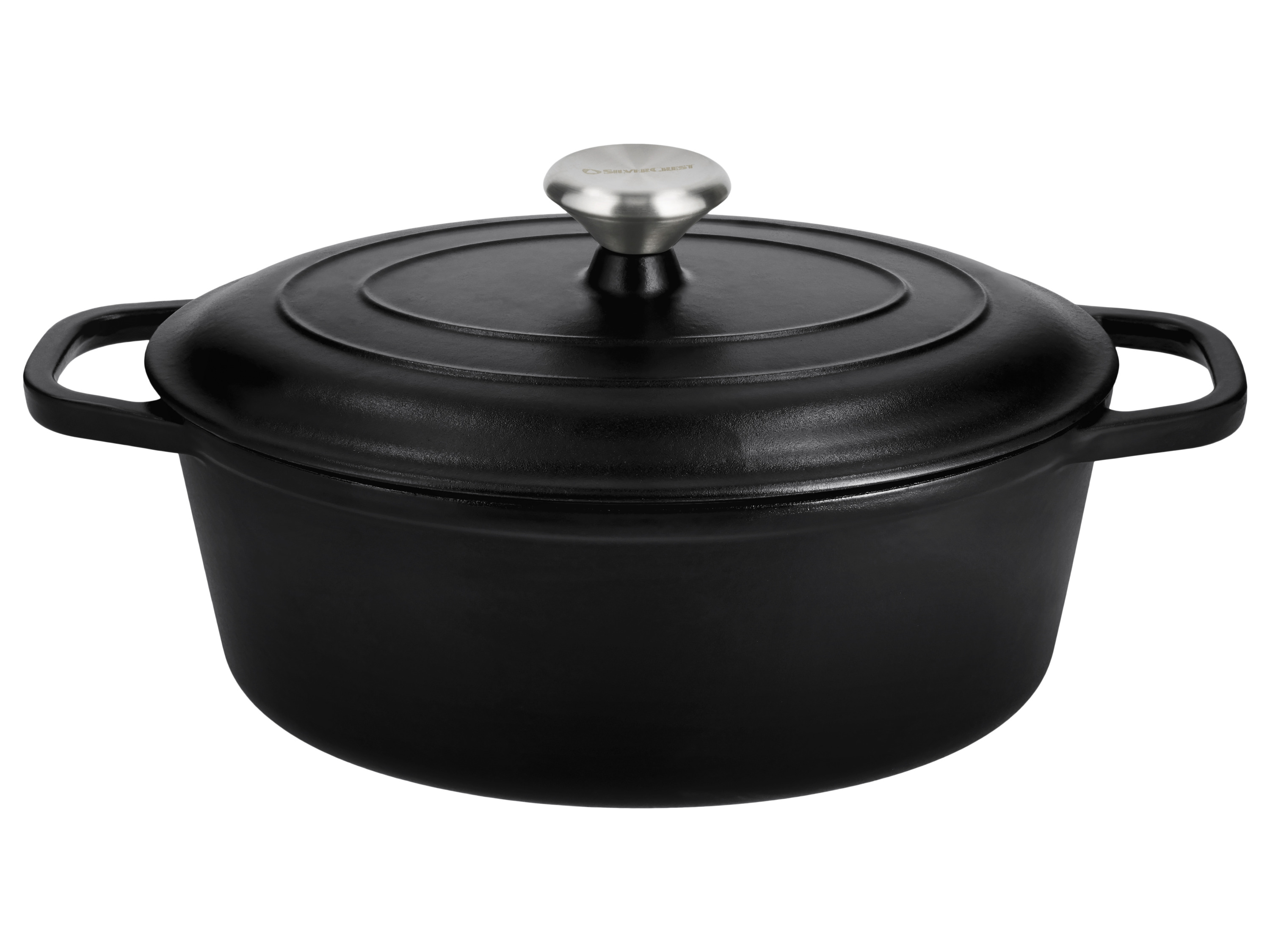 SILVERCREST Gietijzeren braadpan, Ø29 cm (zwart)