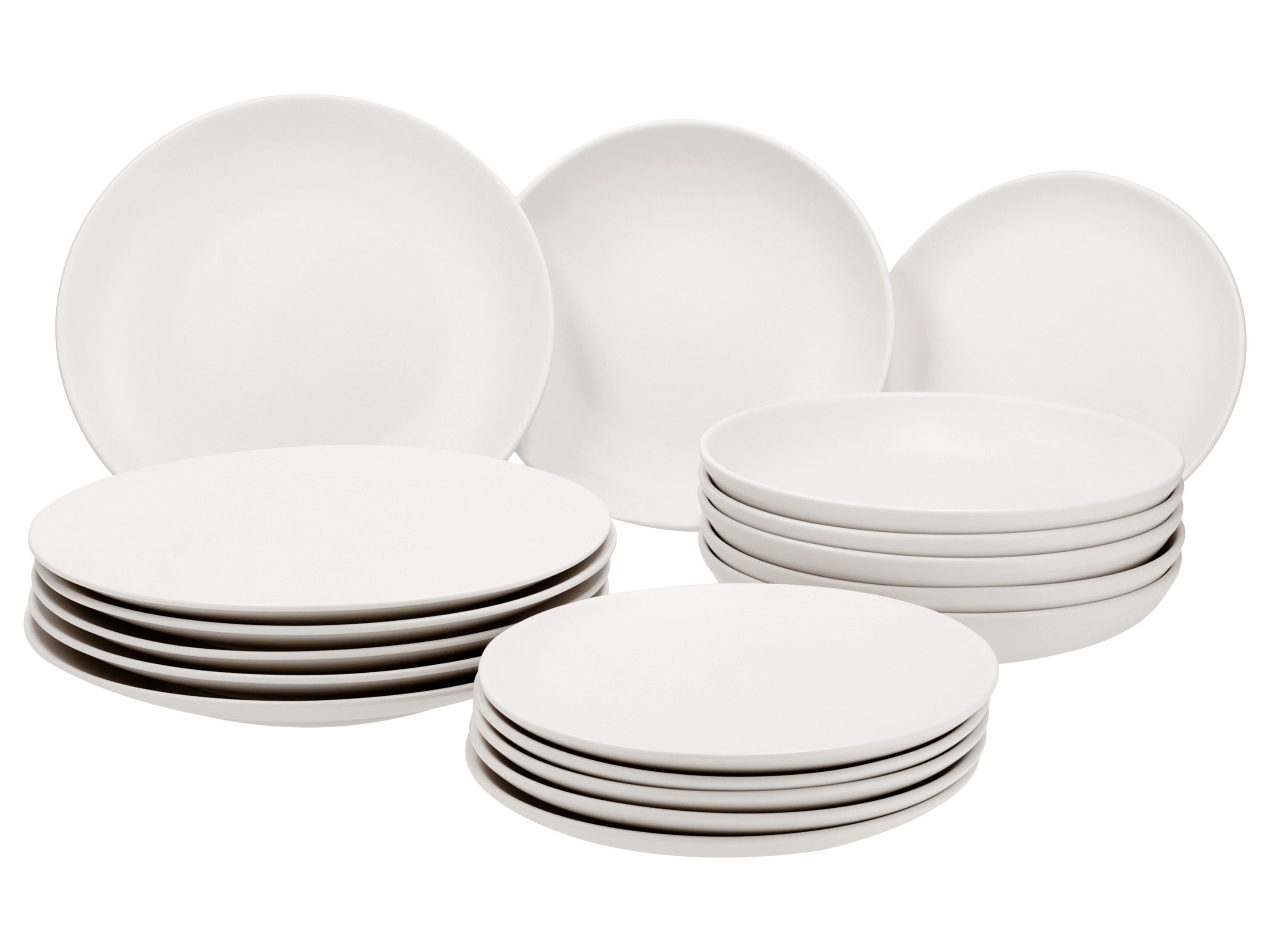 SILVERCREST Porseleinen serviesset, 18-delig