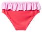 Kinderbikini broekje met roze en rode ruches