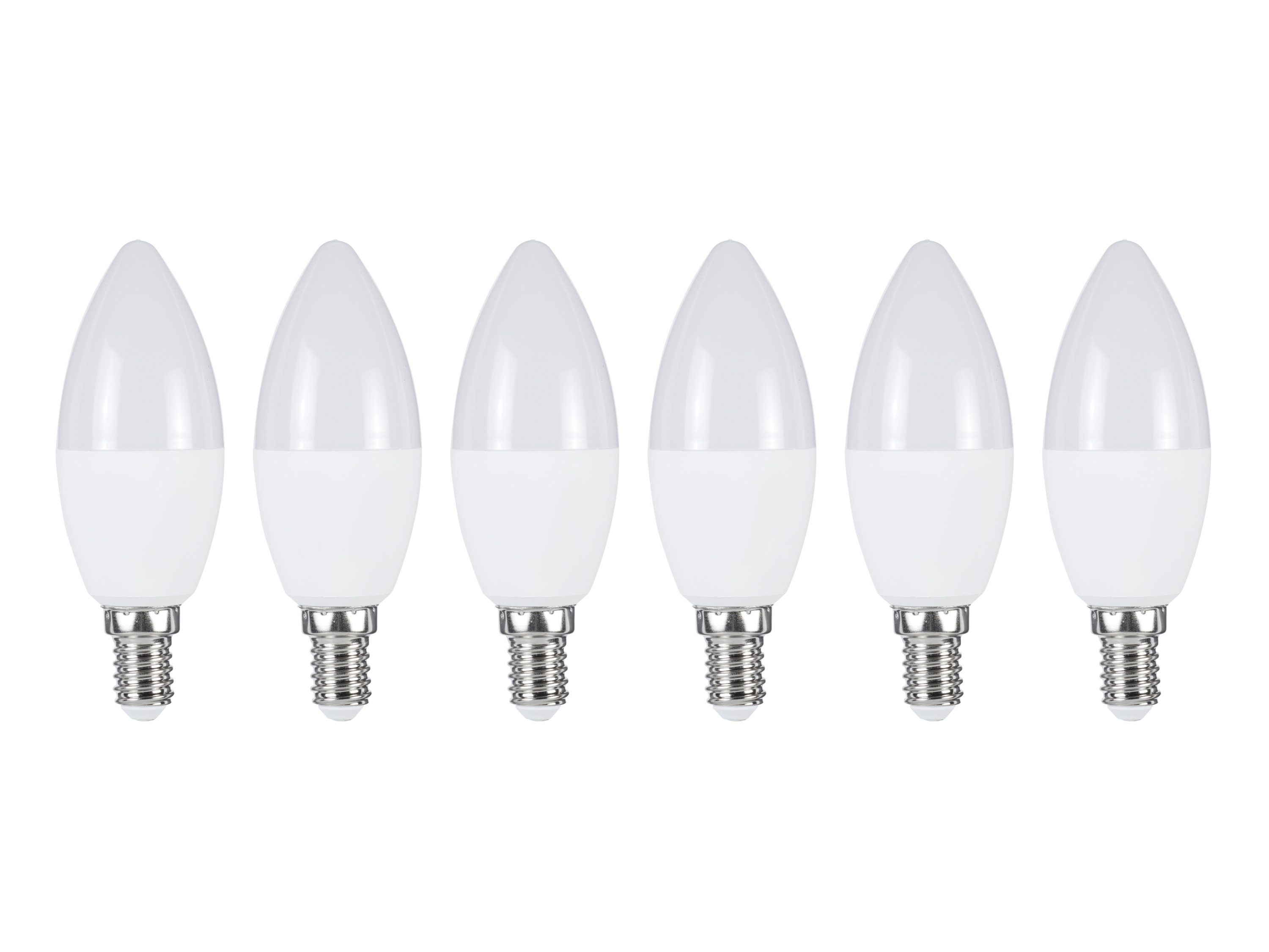 LIVARNO Set van 6 LED-lampen (Kaars E14)