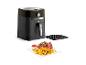 Tefal Easy Fry & Grill airfryer met biefstuk, friet en ketchup