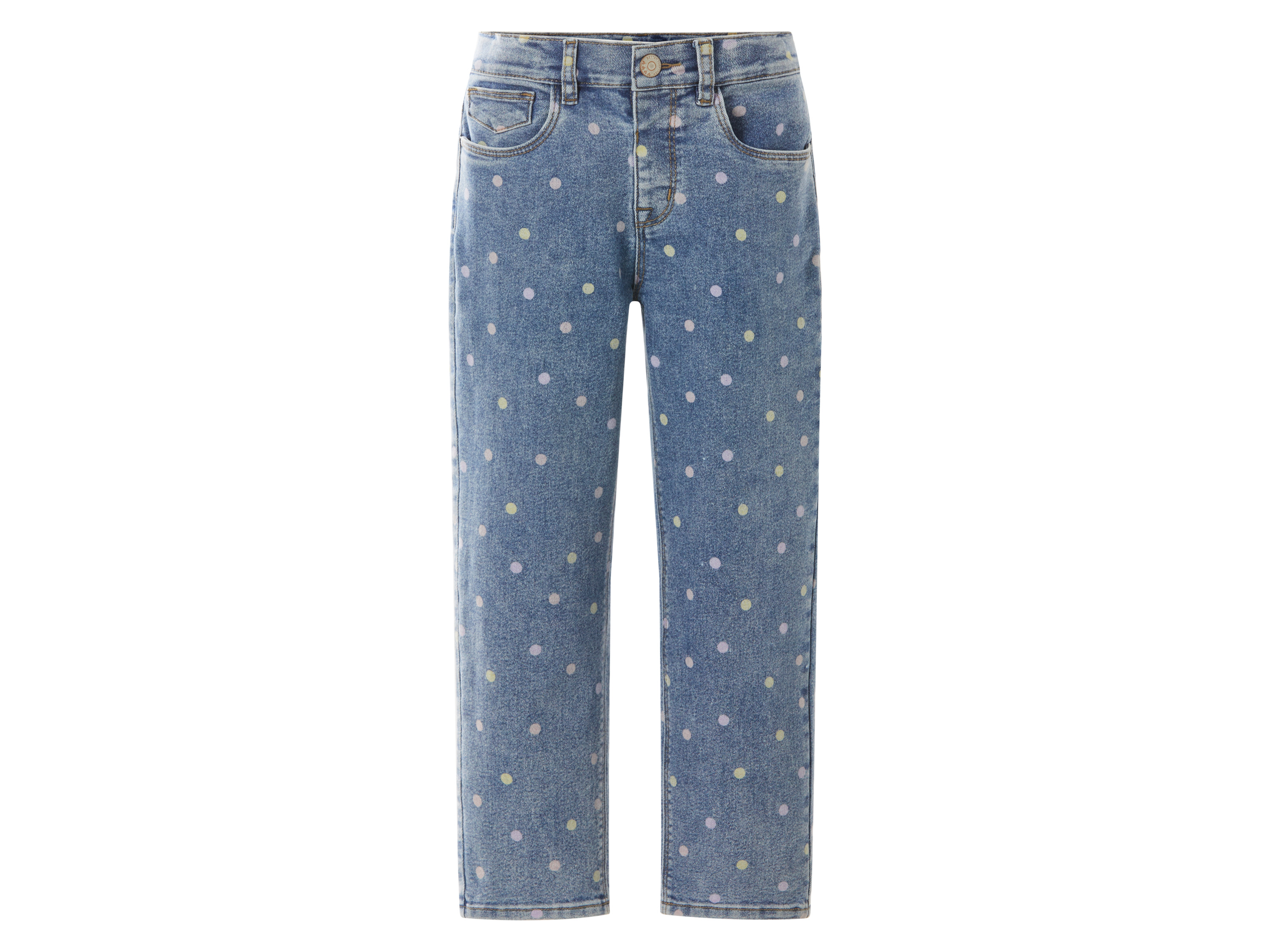 NAME IT Kinder jeans (gestippeld/blauw, 110/116)