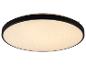 Ronde zwarte plafondlamp met sterreneffect