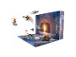 Kerstadventskalender met speelgoed in ruimtethema