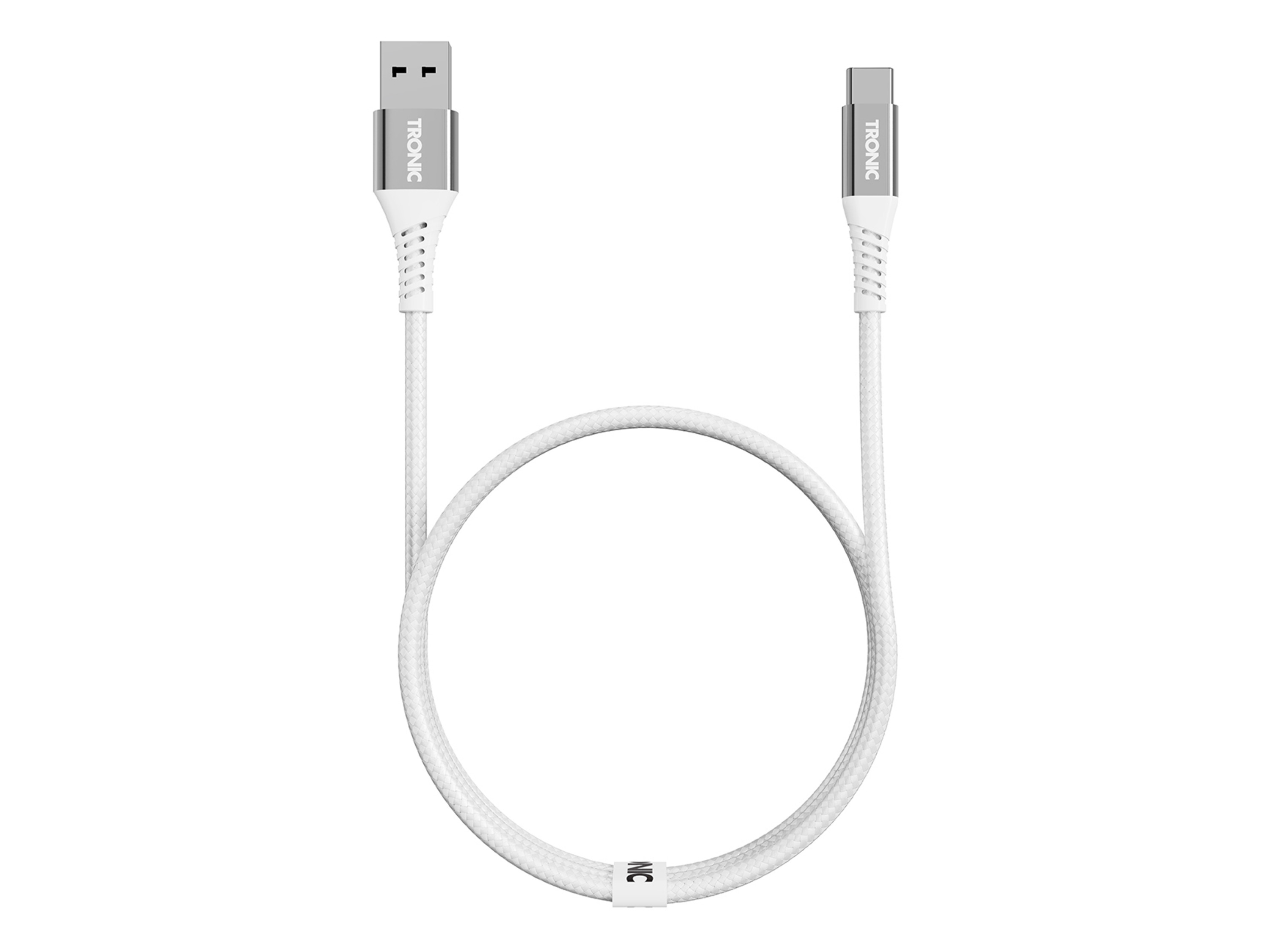 TRONIC Laadkabel 1 m (USB-A - USB-C wit)