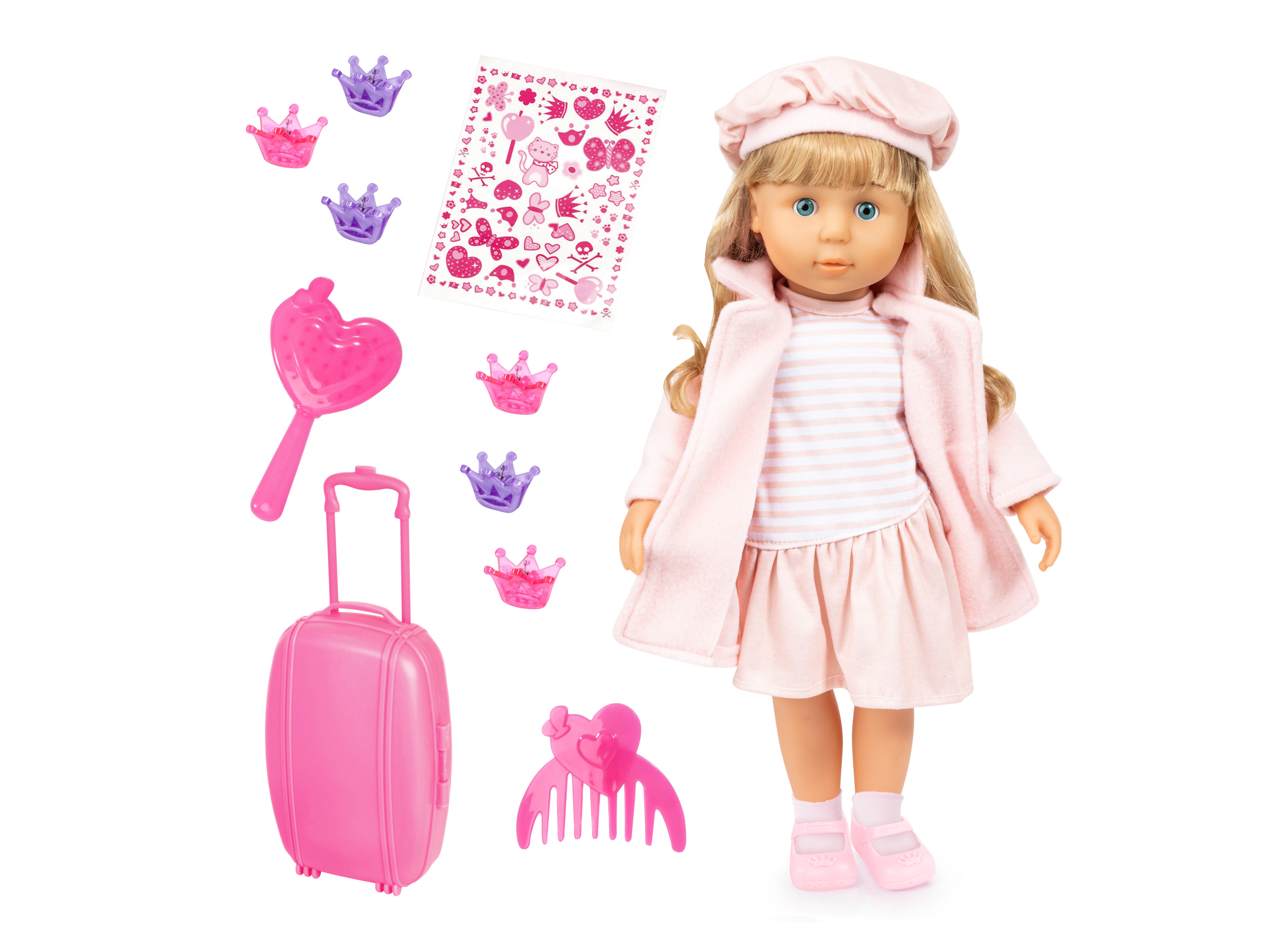 BAYER DESIGN Functiepop Charlene Kiss & Love (Lichtroze)