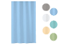 Lichtblauwe douchegordijn, diverse kleuren beschikbaar.