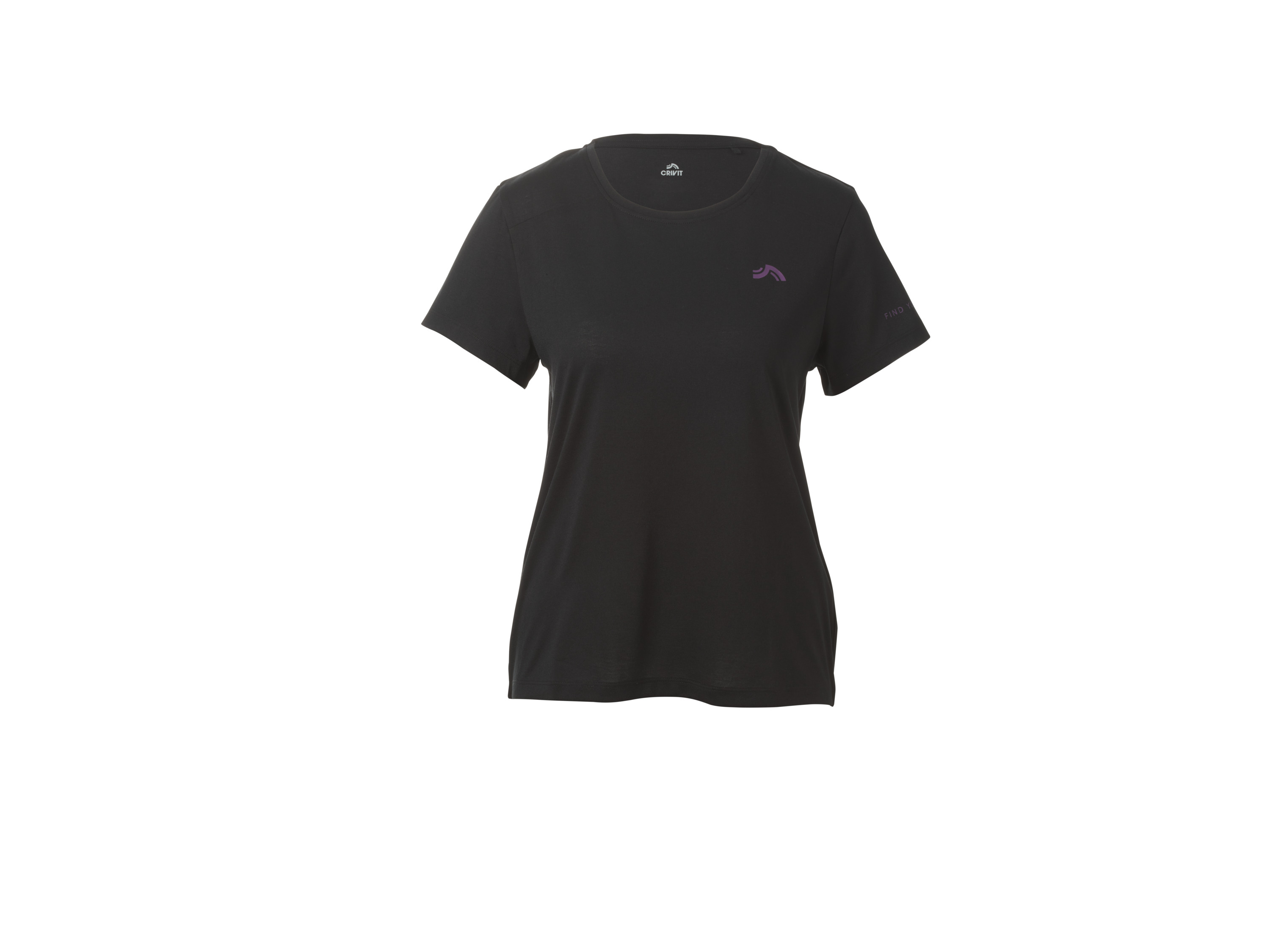 CRIVIT Dames sportshirt (Zwart, S (36-38))