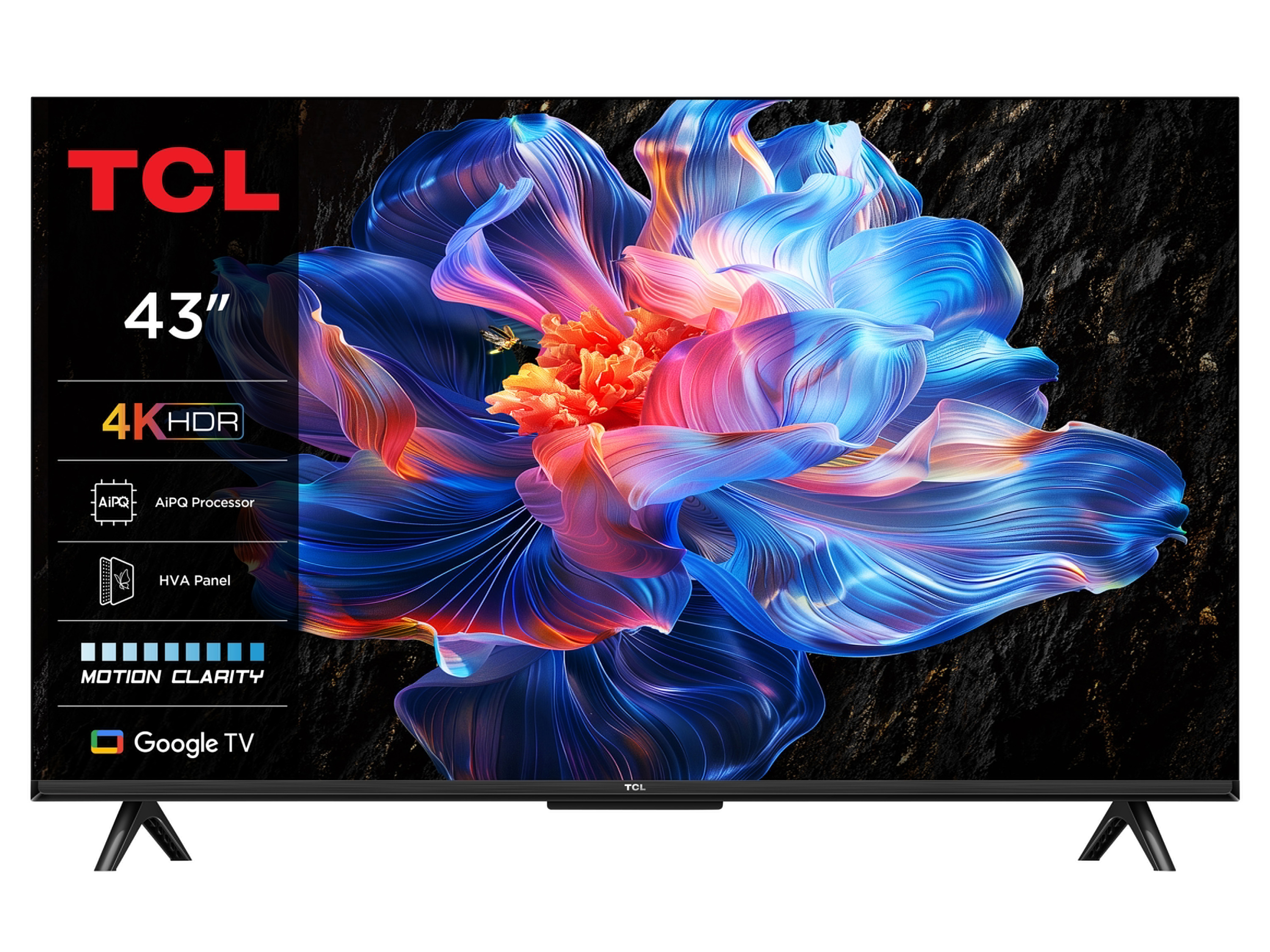 TCL 43 inch 4K UHD Google Smart TV - 43P61K afbeelding