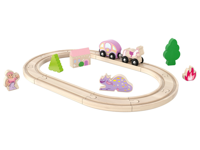 Ga naar volledige schermweergave: Playtive Houten treinbaan - afbeelding 4