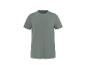 Heren T-shirt met korte mouwen in saliegroen met borstzak.