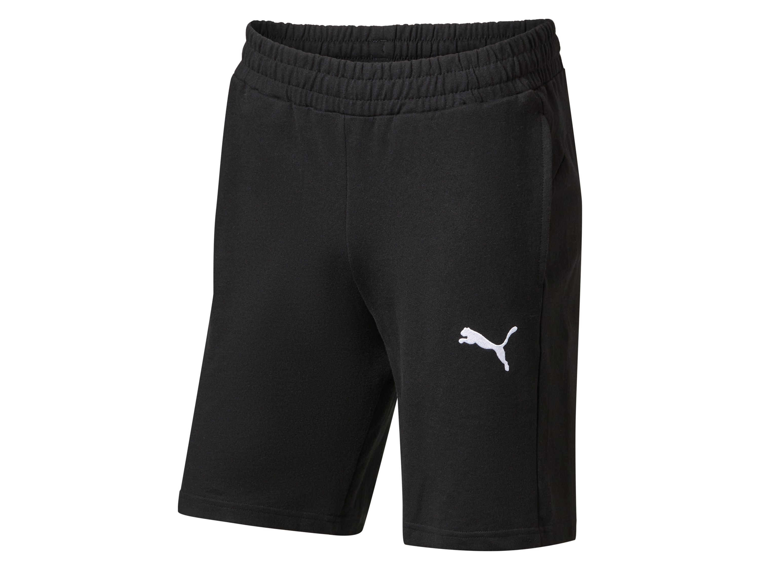 PUMA Korte heren joggingbroek (Zwart, M)