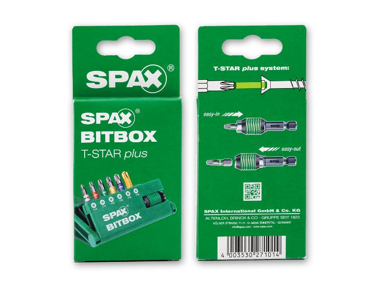 Groene verpakking met T-STAR plus bitset, inclusief gebruiksinstructies en barcode.