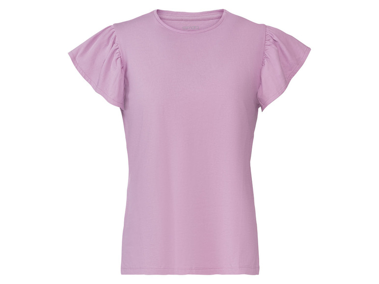 Ga naar volledige schermweergave: esmara® Dames-T-shirt, licht getailleerd model, met ronde hals - afbeelding 4