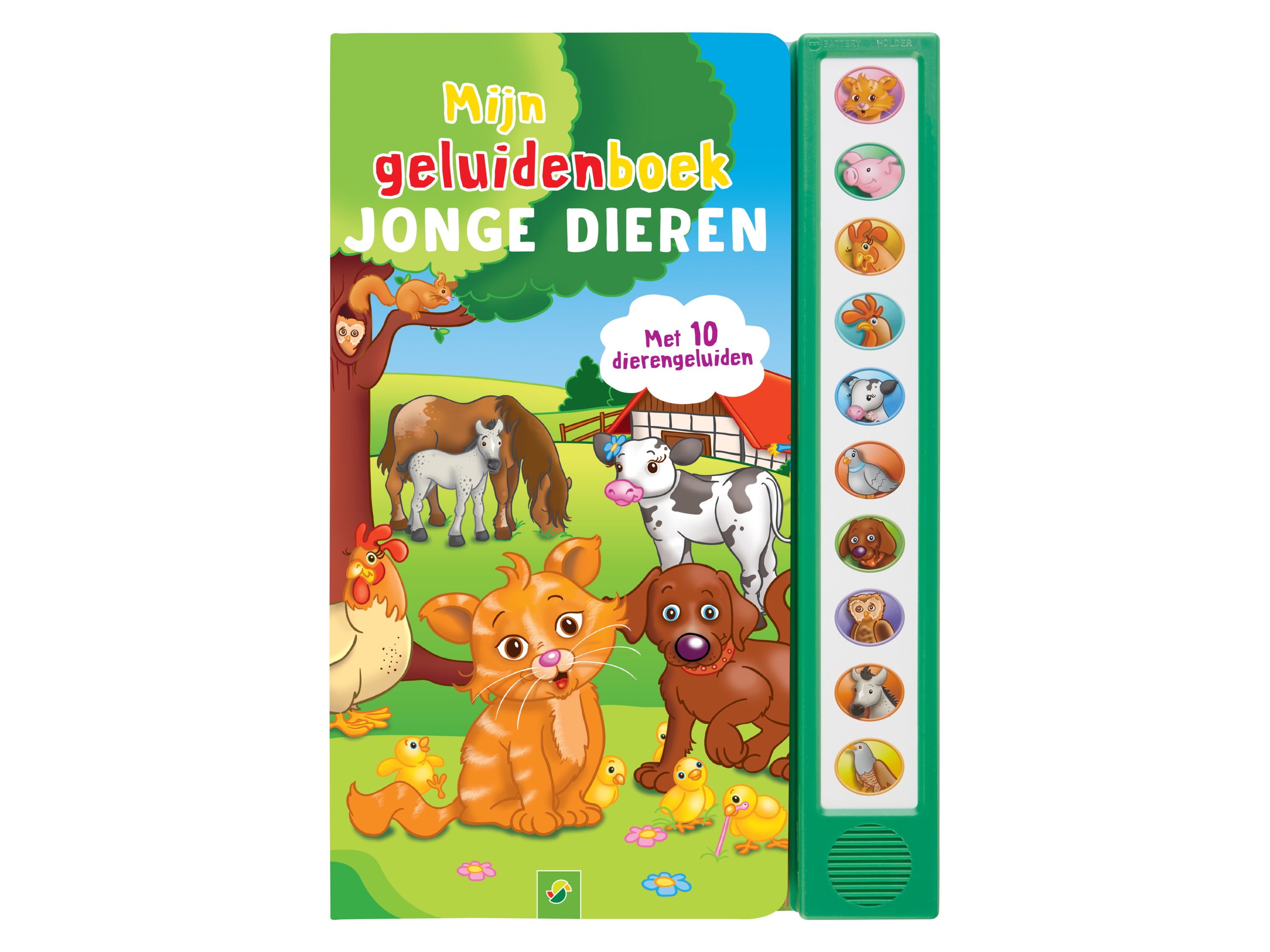Kinder geluidenboek (Jonge dieren)