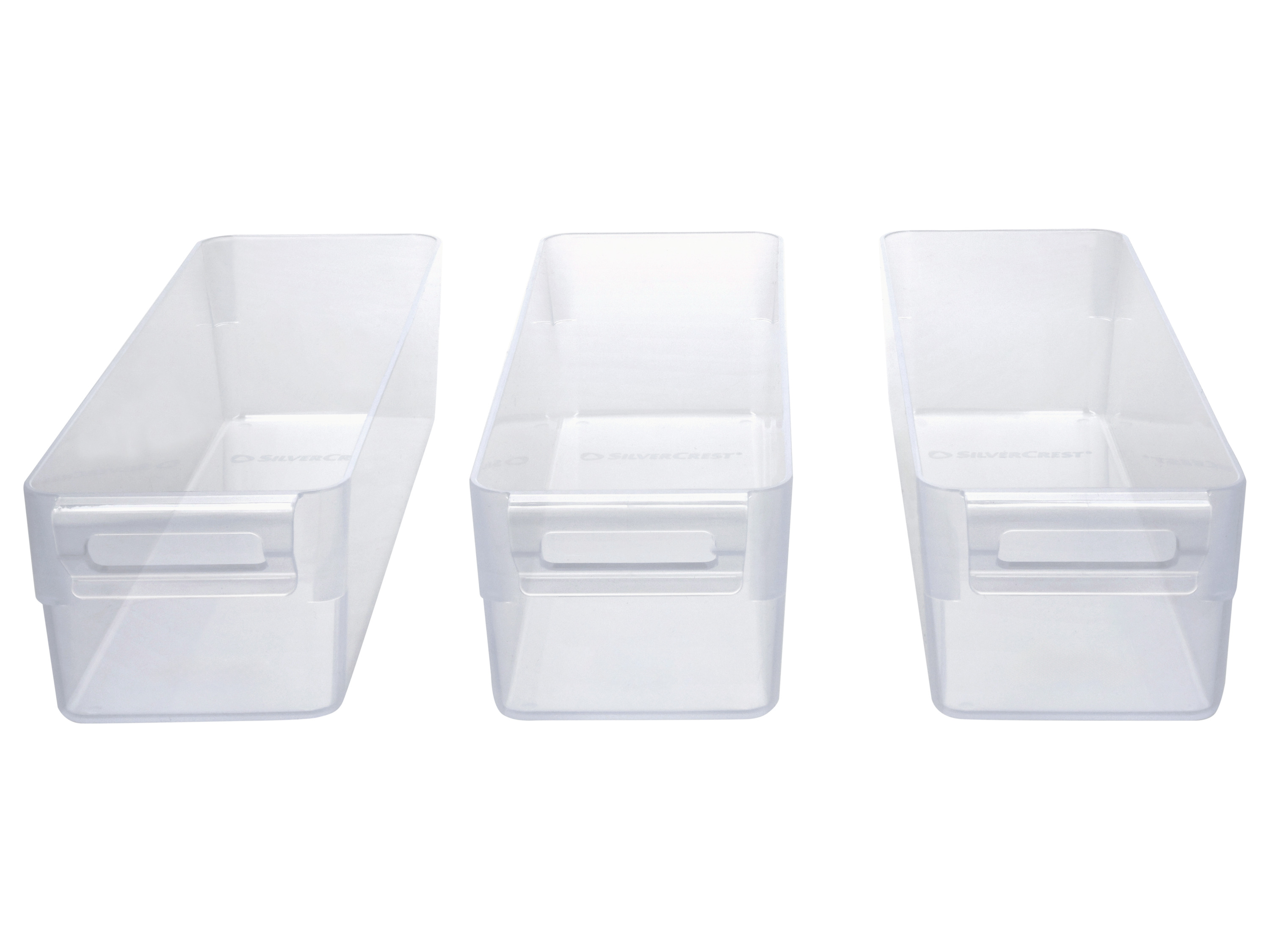 SILVERCREST Koelkastorganizers - 3 bakjes - 1,8 L
