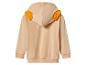 Beige hoodie met pluche oren