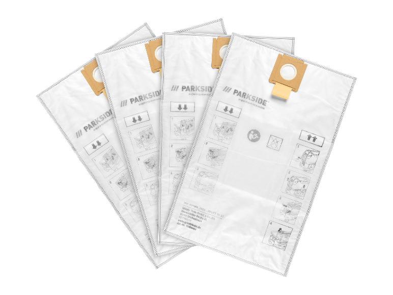Parkside Performance stofzuigerzakken met gebruiksaanwijzing.