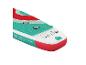 Opblaasbaar SUP board in rood en turquoise.