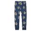 Blauwe leggings met berenprint voor kinderen.