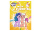 My Little Pony kleurboek met twee pony's en kleurpotloden.