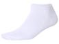 Witte enkelsok met geribbelde textuur