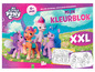 My Little Pony kleurboek met extra grote kleurplaten.