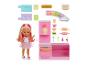 Kandi Kids pop met regenbooghaar en roze keukenspeelset met bakvormen en accessoires.