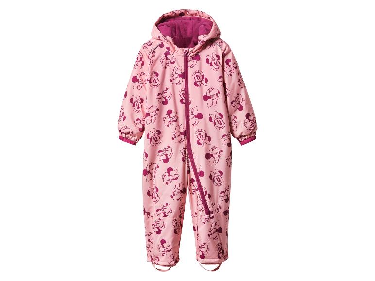 Roze kinderoveral met Minnie Mouse-print