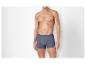 Donkergrijze boxershorts voor heren.