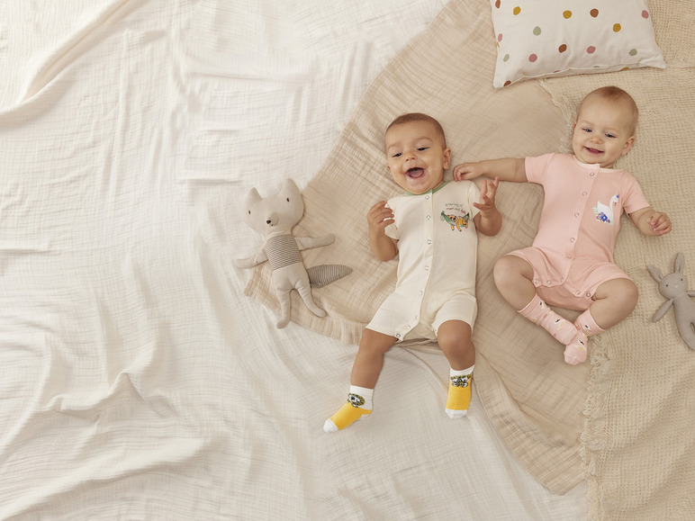 Ga naar volledige schermweergave: lupilu® Baby meisjessokken, 3 paar, hoog bio-katoengehalte - afbeelding 5