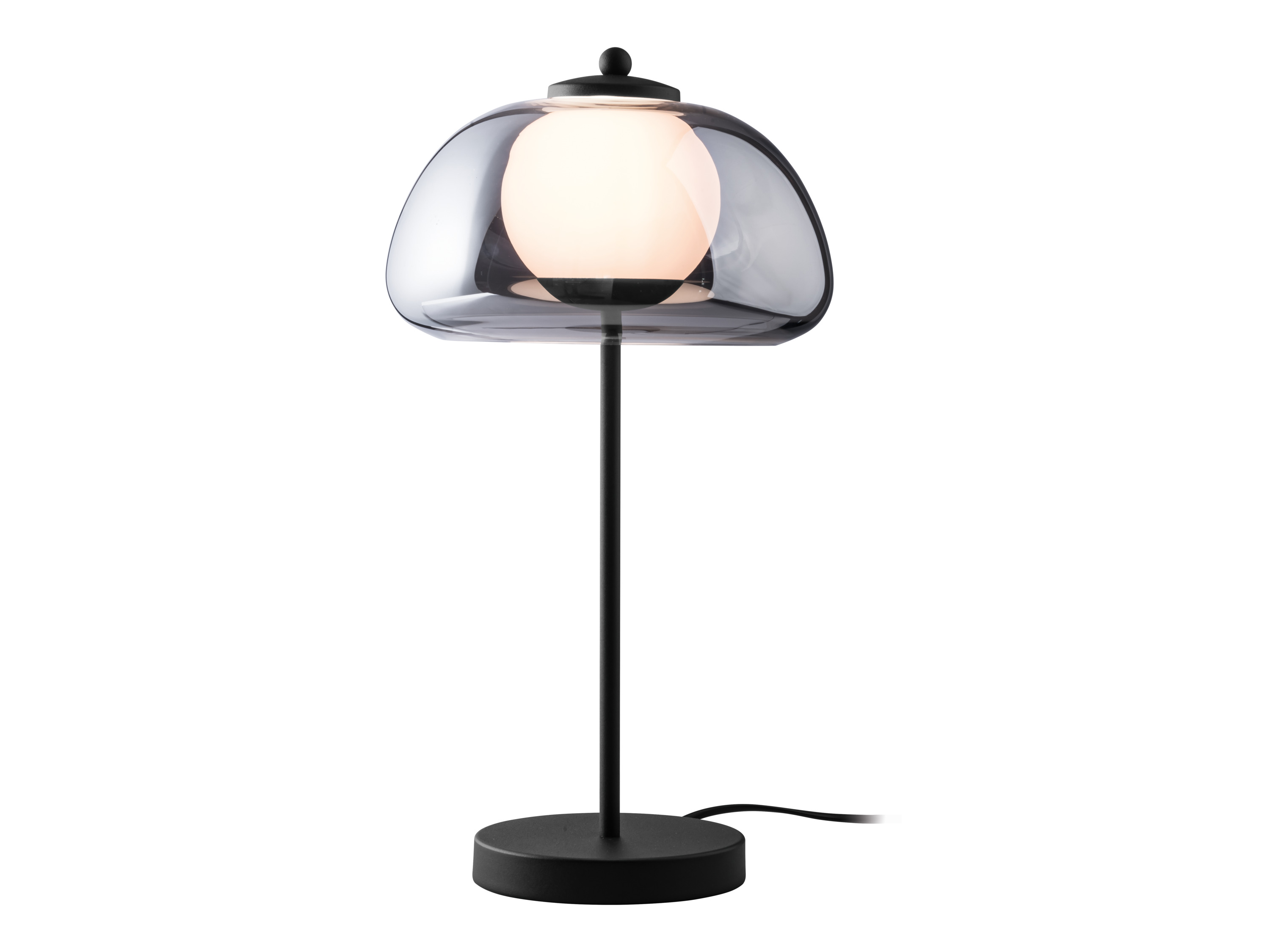 LIVARNO HOME LED-tafellamp (Grijs glas)