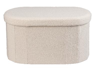LIVARNO® Opbergpoef van teddystof