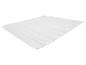 Witte matrastopper met horizontale stiksels