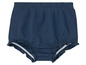 Blauwe babybloomers met ruches