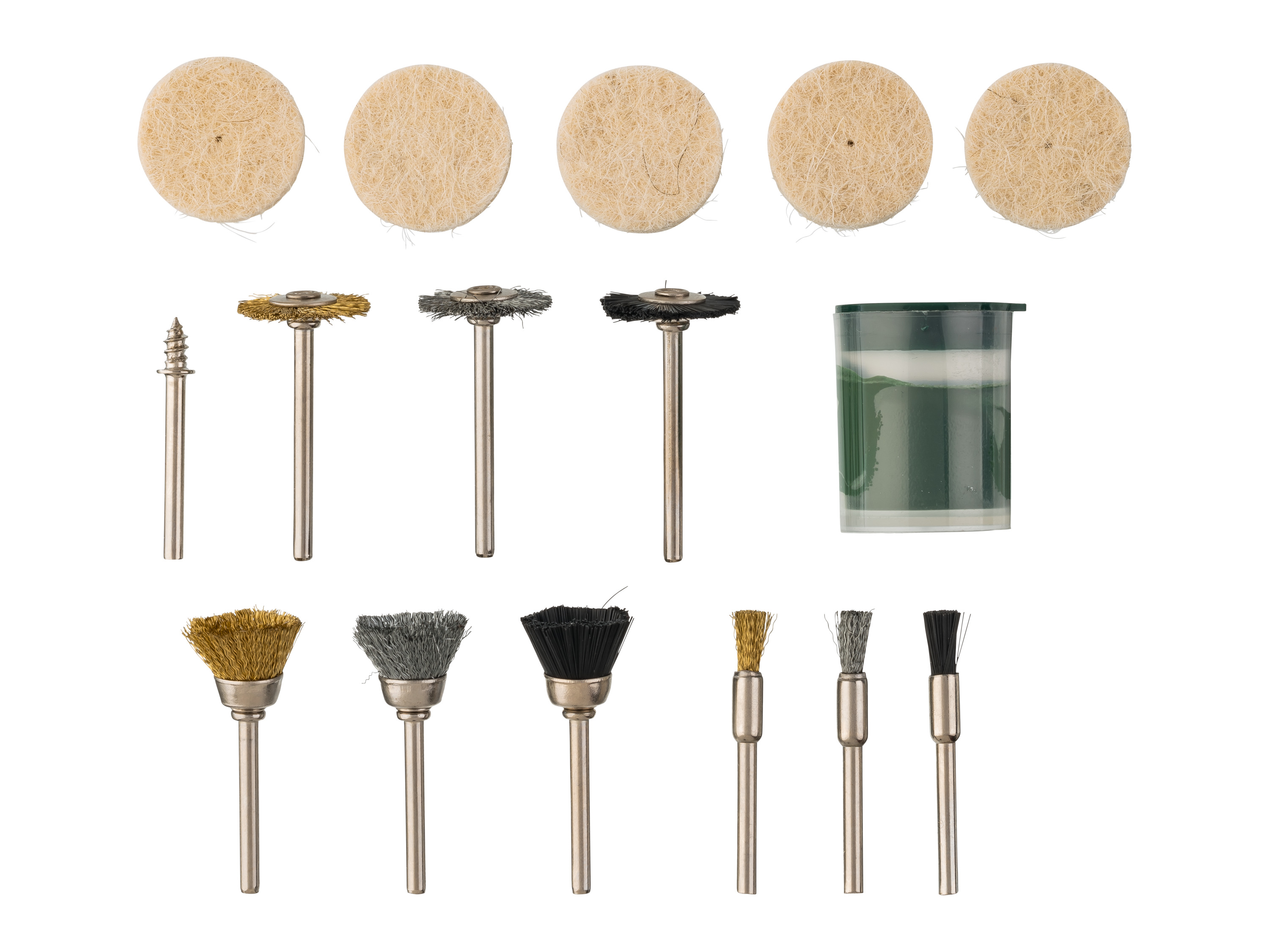 PARKSIDE Multitool accessoires (Draadborstel- en polijstset)