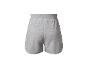Grijze jogging shorts.