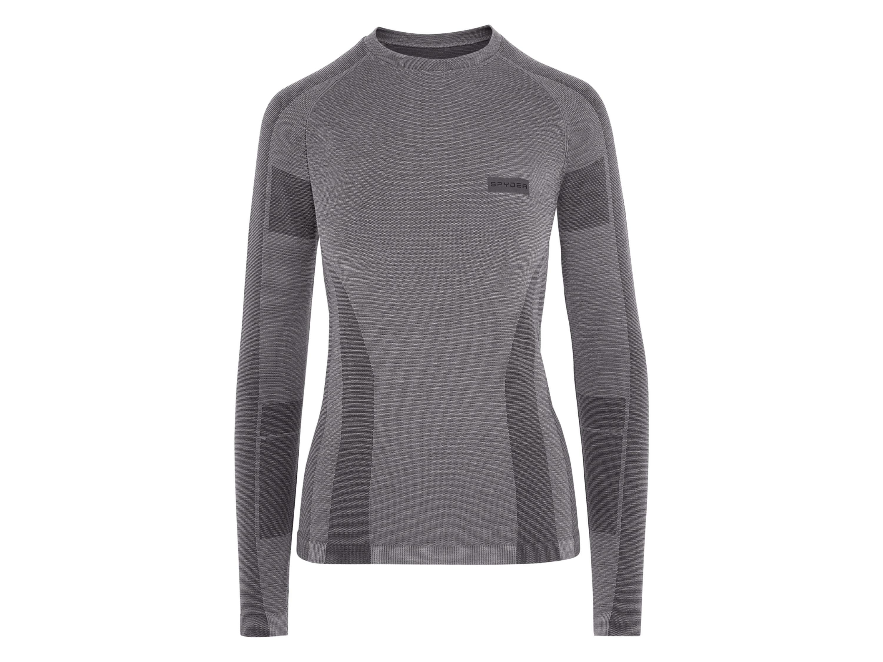 SPYDER Dames thermoshirt (Grijs, S)