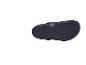 Zool van donkerblauwe kindersandalen met een gestructureerd patroon.