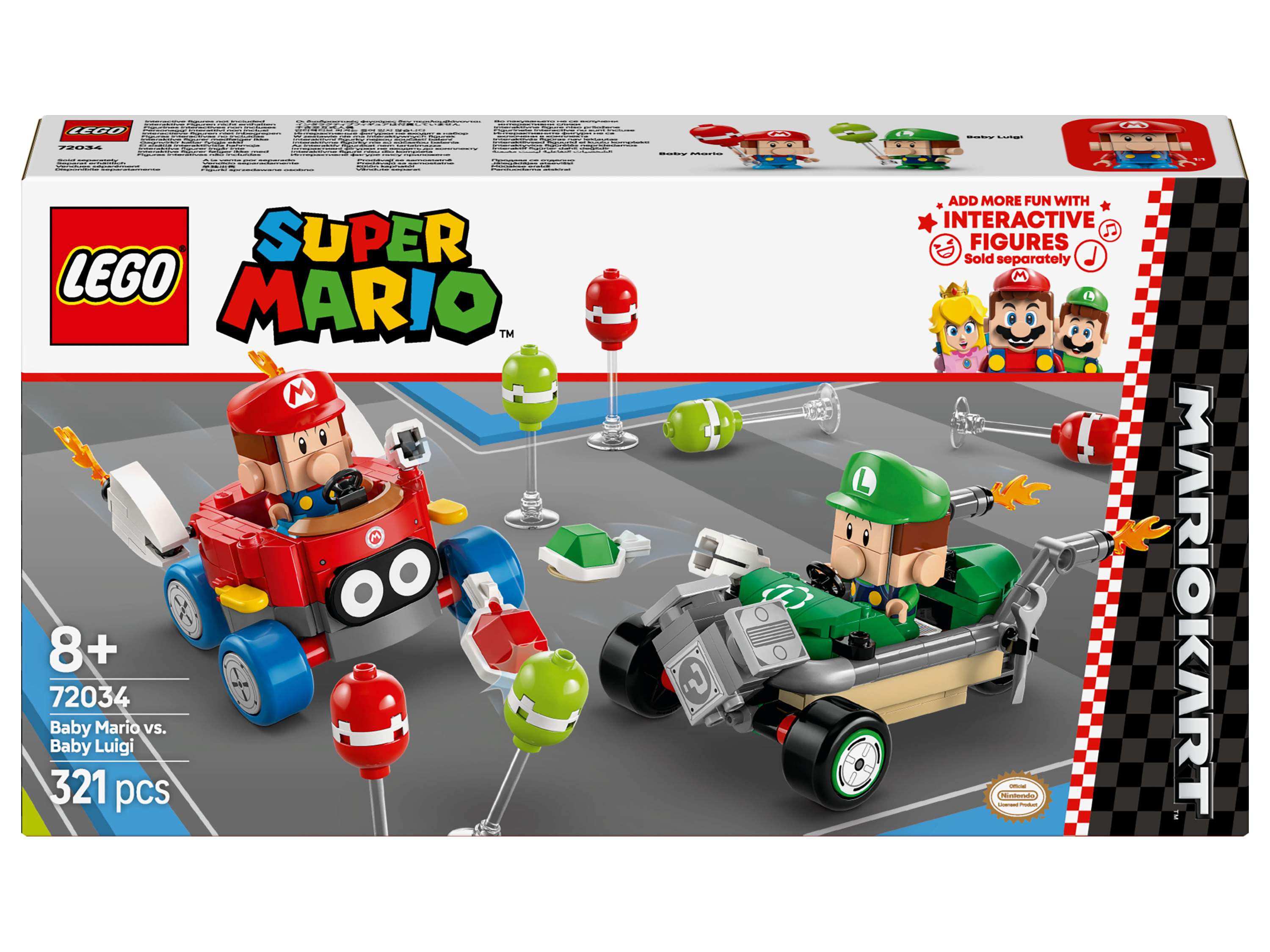 LEGO Super Mario 72034 Mario Kart™ - Baby Mario vs. Baby Luigi