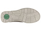 De zool van een beige sneaker met Footflexx-logo.