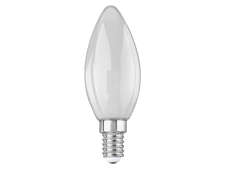 Witte LED-kaarslamp met schroeffitting