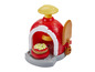 Play-Doh Pizza Oven met pizza en accessoires.