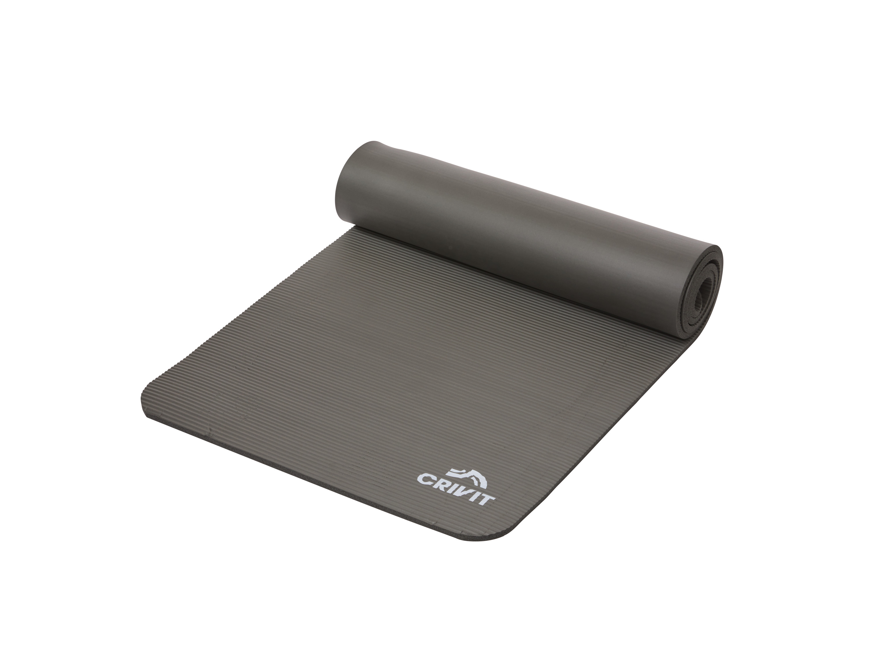 CRIVIT Yogamat 180 x 58 cm (Grijs)