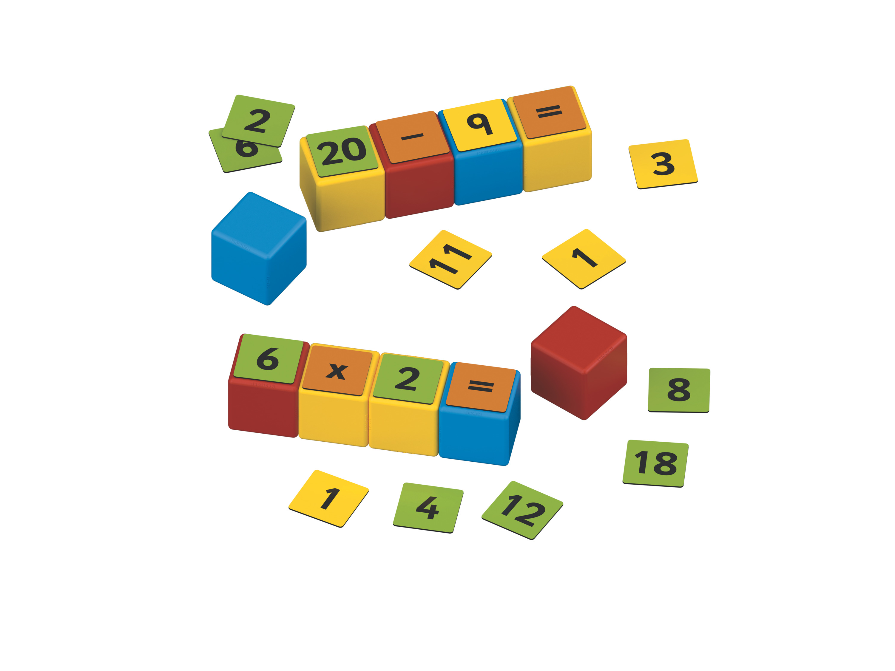 GEOMAG Magneet speelgoed Magicube Math Building RE Clips 55