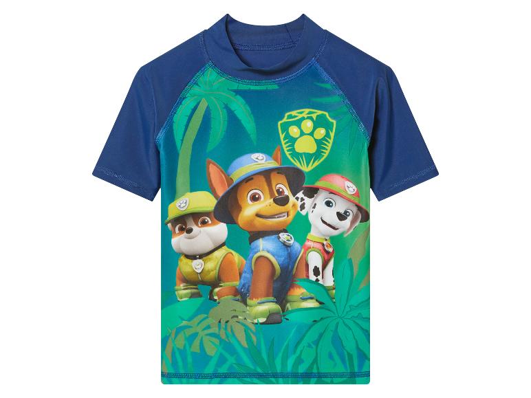 Paw Patrol kindershirt met korte mouwen, jungleprint.