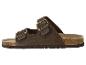 Bruine zomersandalen met metalen gespen